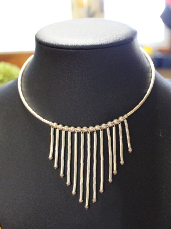 Carolyn Pollack Jewelry - NWT Vintage Carolyn Pollack Sterling silver choker necklace. Rare FABULOUS!!